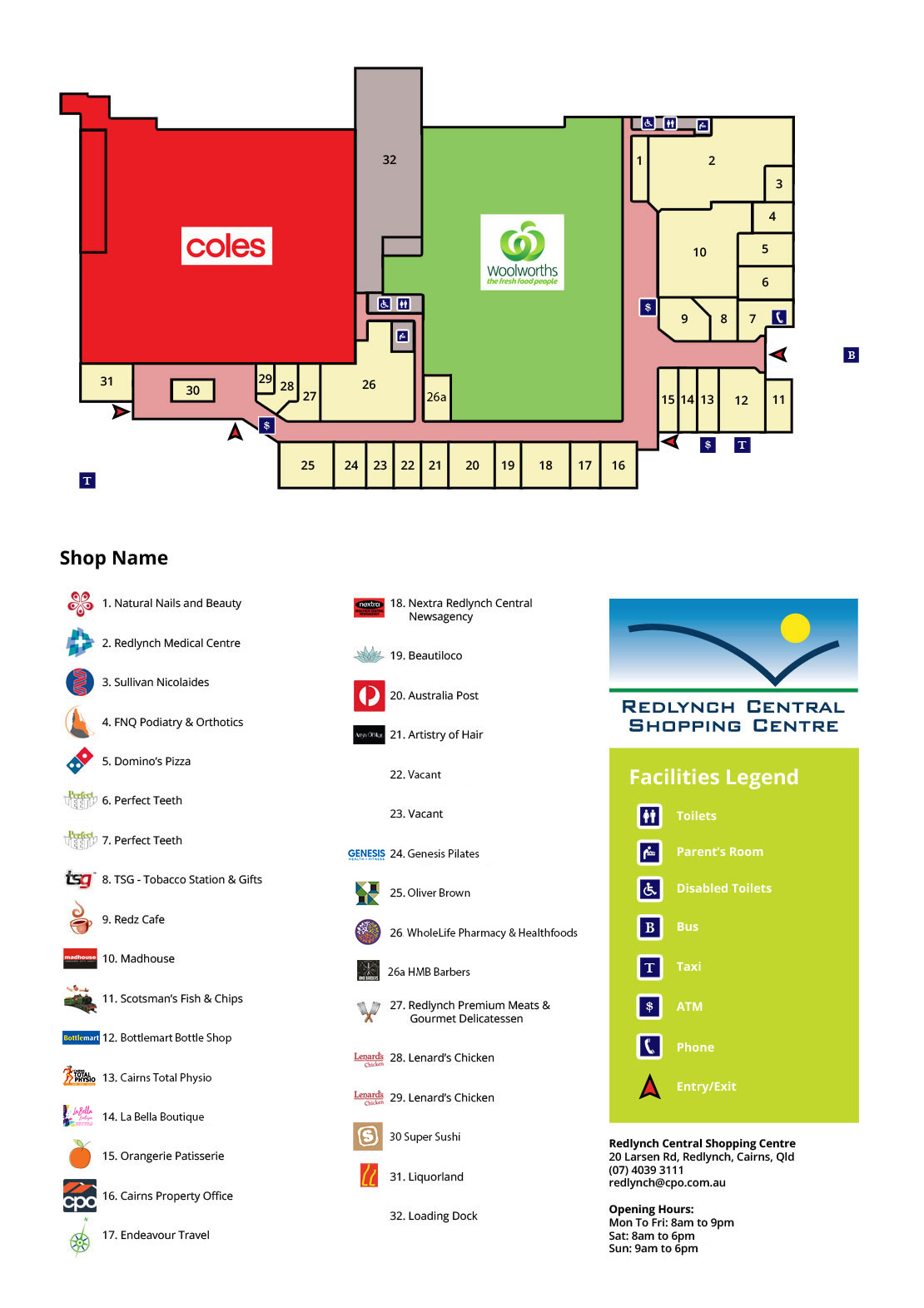 Redlynch Central Shopping Centre Layout
